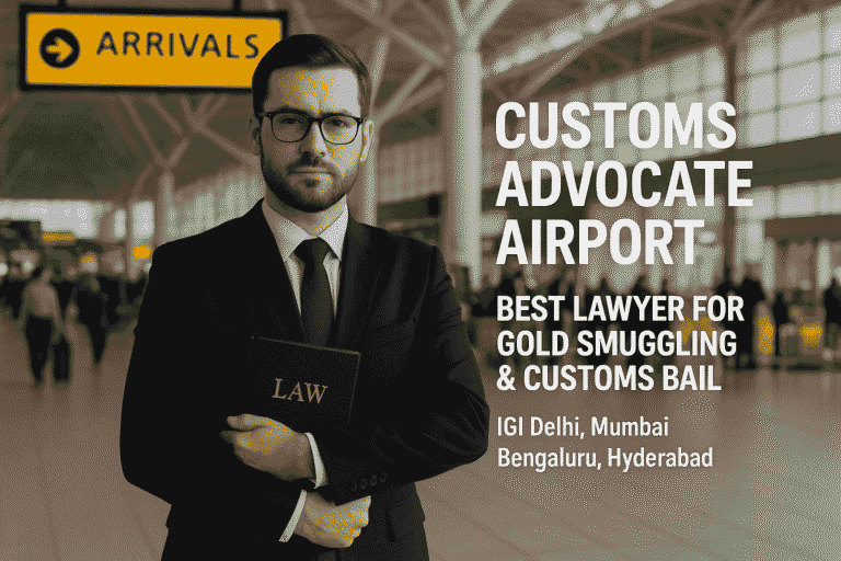 Customs Advocate Airport | Best Lawyer for Gold Smuggling & Customs Bail – IGI Delhi, Mumbai, Bengaluru, Hyderabad Customs Advocate Ashish Panday