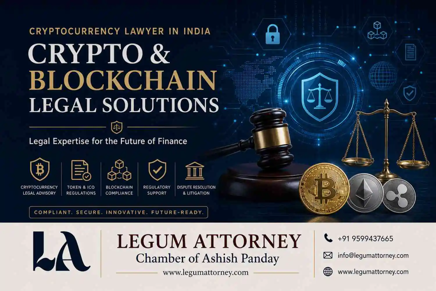 Cryptocurrency Lawyer in India Crypto Blockchain Law