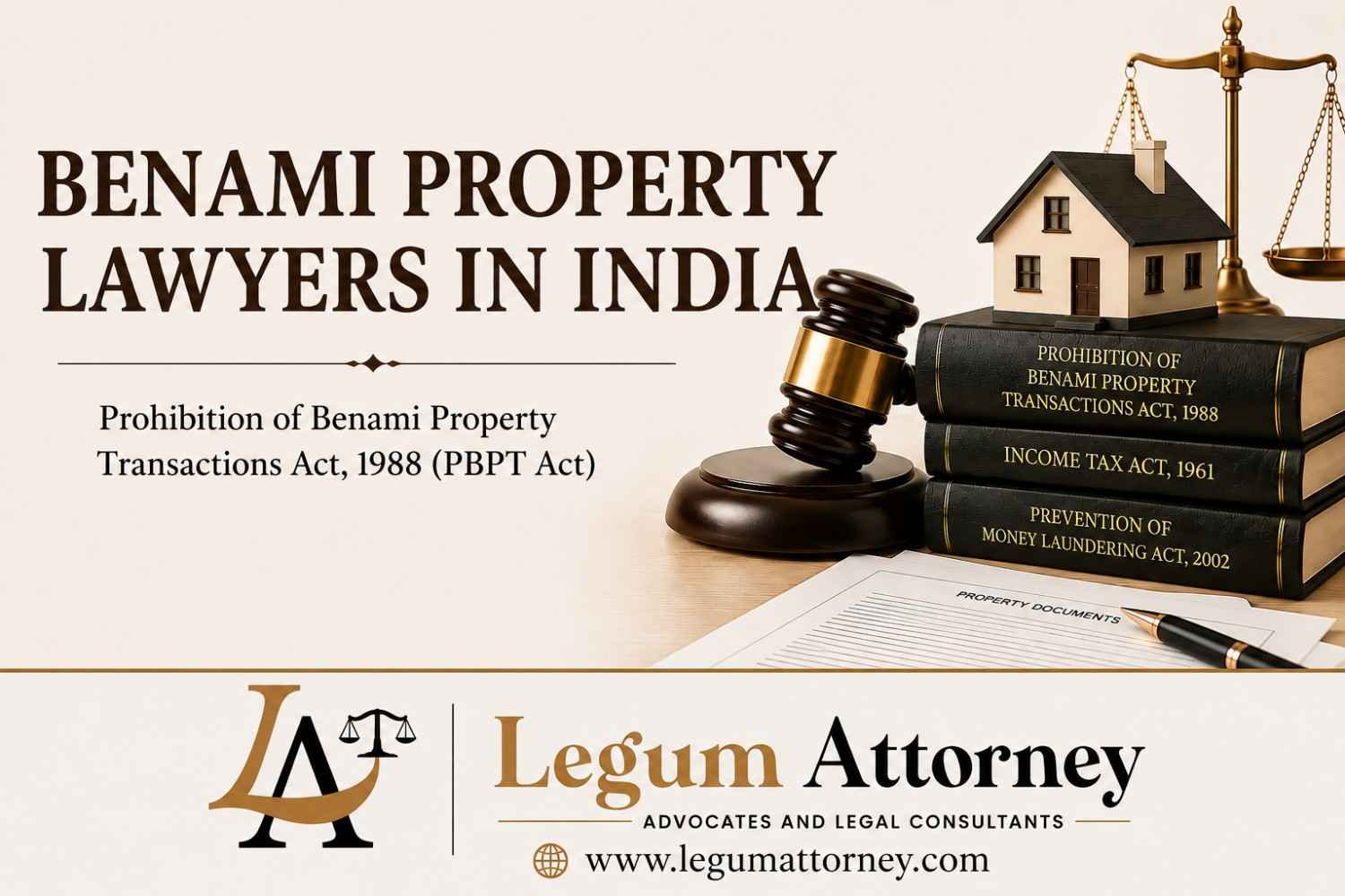 Benami Property Lawyers in Delhi | Benami Transactions Act Lawyers | Legum Attorney SAFEMA PBPT Advocate